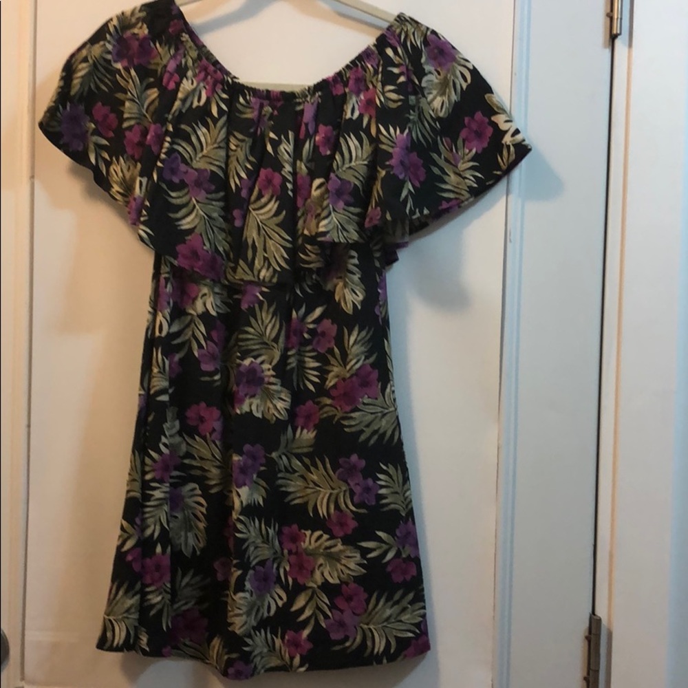 Reformation mini off the shoulder dress